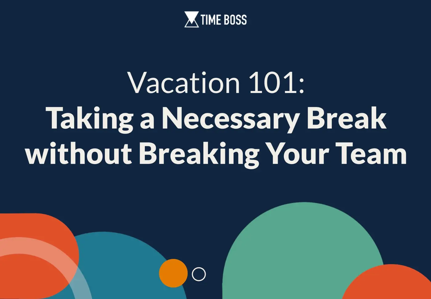 Vacation 101 guide cover